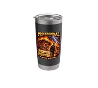Professional Bridge Burner No Refunds No Apologies Fire Stainless Steel Insulated Tumbler