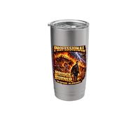 Professional Bridge Burner No Refunds No Apologies Fire Stainless Steel Insulated Tumbler