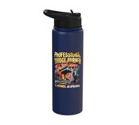 Professional Bridge Burner No Refunds No Apologies Fire Stainless Steel Insulated Water Bottle