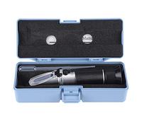 Professional Brix Refractometer, Sugar Tester Meter for Beer Fruit Juice Wine, 0~32% Brix Range with Automatic Temperature Compensation, High Accuracy Sugar Test Meter for Food Bev