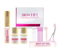 Professional Brow Lamination Kit - Eyebrow Perm DIY Styling Set | Lifting Solution with Setting Lotion Tools & Applicators for Fuller Natural Brows, Salon Use, Home Grooming, Brow Enhancement