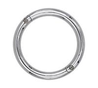 professional bullring veterinary septum ring rustproof nose ring outdoor bullring multifunction bull tool cow nose ring bulls control tool silver nose ring stainless steel septum professional cow tool