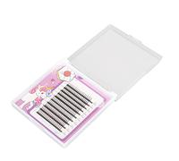 Professional C Curl A Shape DIY Cluster Lashes for Eyelash Extension - Soft, Fluffy Individual Lashes in 4 Lengths - Fiber for Salon and Home Use
