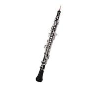 Professional C Key Oboe Semi-automatic Style Nickel-plated Keys Woodwind Instrument with Reed Gloves Leather Case Carry Bag Cleaning Cloth Screwdriver