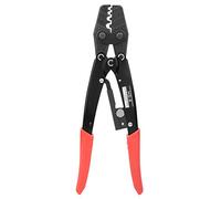 Professional Cable Crimping Pliers, Ratchet Wire Terminal Crimp Tool, High Hardness Steel with Ergonomic PVC Handles, for 16-6 AWG Terminals, Automatic Release