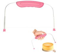 Professional Cake Cutter leveller,Pink 27 cm,Professional Cake Slicer for Even Layers Cake Leveller for Baking Maintenance Accessory