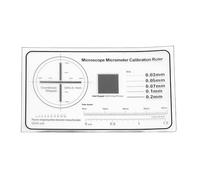 Professional Calibrating Tool Microscope Calibration Tool Precise Observation For Scientists & Students Accurate Calibration Scale For Microscopes