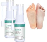 Professional Callus Remover for Feet Gel with Urea, Epsom Salt, Salicylic Acid, Glycolic Acid, Heel Foot callus remover Gel Exfoliator Dead Skin Remover Pedicure Foot Spa Products,All Skin Types (2pc)