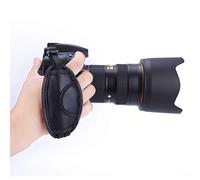 Professional Camera Wrist Grip Hand Strap Holder with Black Padded Neoprene Design and Metal Plate Compatible with Canon, Fujifilm, Nikon, Sony and more DSLR, Mirrorless, Point and Shoot Cameras