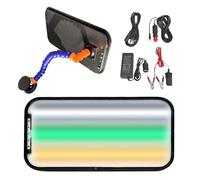 Professional Car Dent Repair Kit with LED Line Board for Accurate Detection and Removal, Dual-purpose Stand for Auto Body Dent Fixing