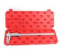 Professional Carbon Steel Double Claw Inner Groove Vernier Calipers, Inside Groove Vernier Caliper, 0.02mm Precision Measuring Tool for Machining, with Fine Grinding (9-300mm)