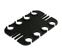 Professional Carbon Steel Microphones Storage Rack with 8 Slots for Music Studio and Live Shows Studio Microphones Storage Rack
