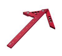 Professional Carpenter Ruler Woodworking Center Easy Center Finding Versatile Woodworking Measurement Carpenter Ruler Aluminum Alloy Gauges Compact & Portable Accurate Measurements