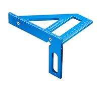 Professional Carpentry Angles Triangular Protractors Measuring Tool For Woodworking And Construction With Aluminum Build Double Scale Woodworking Triangular Ruler