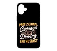 Professional Carriage Driving Enthusiast Horse Case for iPhone 16 Plus