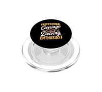 Professional Carriage Driving Enthusiast Horse PopSockets PopGrip for MagSafe