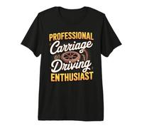 Professional Carriage Driving Enthusiast Horse Premium T-Shirt
