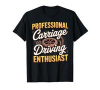 Professional Carriage Driving Enthusiast Horse Value Graphic T-Shirt