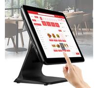 Professional Cash Register POS Touch Screen Monitor for Restaurant 4GB RAM 64G SSD Black Hardware Only(Black)