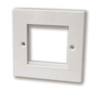 Professional Cat 6 Cable/Connectors / 2 Piece Plugs - Standard and Shielded 8P8C (Cat 6 Single Faceplate)