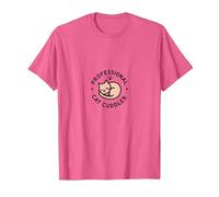 Professional Cat Cuddle Expert for Cute Cats T-Shirt, Men, Pink Heather, Large