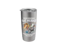 Professional Cat Herder Chaos Management Specialist Stainless Steel Insulated Tumbler