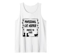 Professional Cat Herder Employee Managemen Graphic Design Tank Top