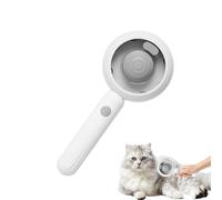 Professional Cat Steam Brush Grooming System - Advanced Kitten Detangling Self-Cleaning Comb Technology, Gentle Dog Grooming Massage Comb Design, Effective Shedding Hair Removal Solution | Complete Sa