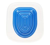 Professional Cat Toilet Training Kit with Blue Tray - Reusable Urinal Seat for Teaching Cats to Use Human Toilet, Adjustable Grey ABS Litter Box Transition System (Blue)