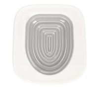 Professional Cat Toilet Training Kit with Blue Tray - Reusable Urinal Seat for Teaching Cats to Use Human Toilet, Adjustable Grey ABS Litter Box Transition System (Grey)