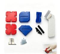 Professional Caulking Tool Kit Sealant Finishing Tools Silicone Profiler Grout Scraper Remover Guide Applicator Kitchen Bathroom Window Sink Joint Smoothing Scraping Reusable Repair Set 11 Pieces