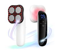 Professional Cellulite Massager, 4 Heads Body Cellulite Massage Machine LED Red Light Electric Handheld Cellulite Massagers for Belly Waist Arm Leg