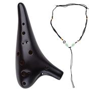 Professional Ceramic Ocarina C Tone Classic Flute Music Instruments12 Hole Tapion Kids Lanyard Gifts Of Time Book Spanish