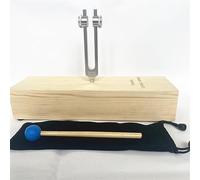 Professional Chakra Tuning Fork with Wooden Resonance Box Base, Sound Healing Percussion Instrument, Gift for Yoga Meditation Tuning Biofield (Color : 272.2Hz)