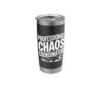 Professional Chaos Coordinator Funny for Busy People Stainless Steel Insulated Tumbler