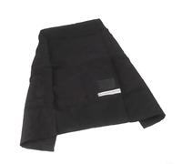 Professional Chefs Apron Water Resistant - Unisex Butchers Apron with Hand Wipe Pockets for Restaurant for bistro Work - Polyester(Black Long)