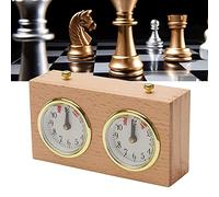 Professional Chess Clock - Analogue Game Timer for Count Up and Count Down - No Battery Required