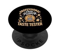 Professional Chia Pudding Taste Tester Superfood PopSockets Adhesive PopGrip