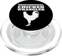 Professional Chicken Wrangler Urban Farmer Backyard Chicken PopSockets PopGrip for MagSafe