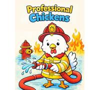 Professional Chickens: A Funny and Wholesome Coloring Book