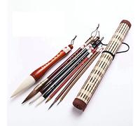 Professional Chinese Calligraphy Painting Brush Sumi Writing Pens Flexible Handmade for Beginner Present 7/11Set Chinese Calligraphy Brush Pen for Painting Watercolor Antithetical Couplet