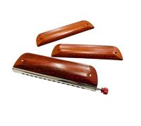 Professional Chromatic Wooden Cover DIY Accessory For Harmonica Players(257a)