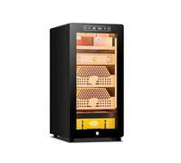 Professional Cigar Humidor Cabinet, 45L 52L Electric Humidor for 250-350 Counts, Compressor Cooling and PTC Heating System, Winter Ready Aging Unit, Spanish Cedar(52L)