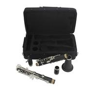 Professional Clarinet 17 Key Bb Flat Clarinet Woodwind Instrument Bakelite Tube With Strap Cloth Case Accessory Set