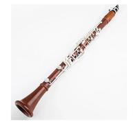 Professional Clarinet 17 Keys B Flat Clarinet Rosewood Body Silver Plated Keys Clarinet With Storage Case