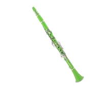 Professional Clarinet ABS resin green 17 key clarinet in B flat with cloth bag