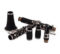 Professional Clarinet Bb Clarinet 17 Silver Plated Key Bakelite Material Clarinet(355)