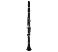 Professional Clarinet Bb Tune Nickel Plated Key Ebony Wood Or Bakelite Wood Musical Instrument With Case(Ebony Wood)