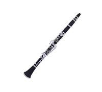 Professional Clarinet Black tube bakelite B flat clarinet 17 keys silver plated keys beginner performance exam