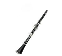 Professional Clarinet Clarinet 17 Key B Flat Clarinet Clarinet Instrument Playing Beginner Black Clarinet(Silver plating)